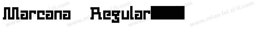 Marcana Regular字体转换